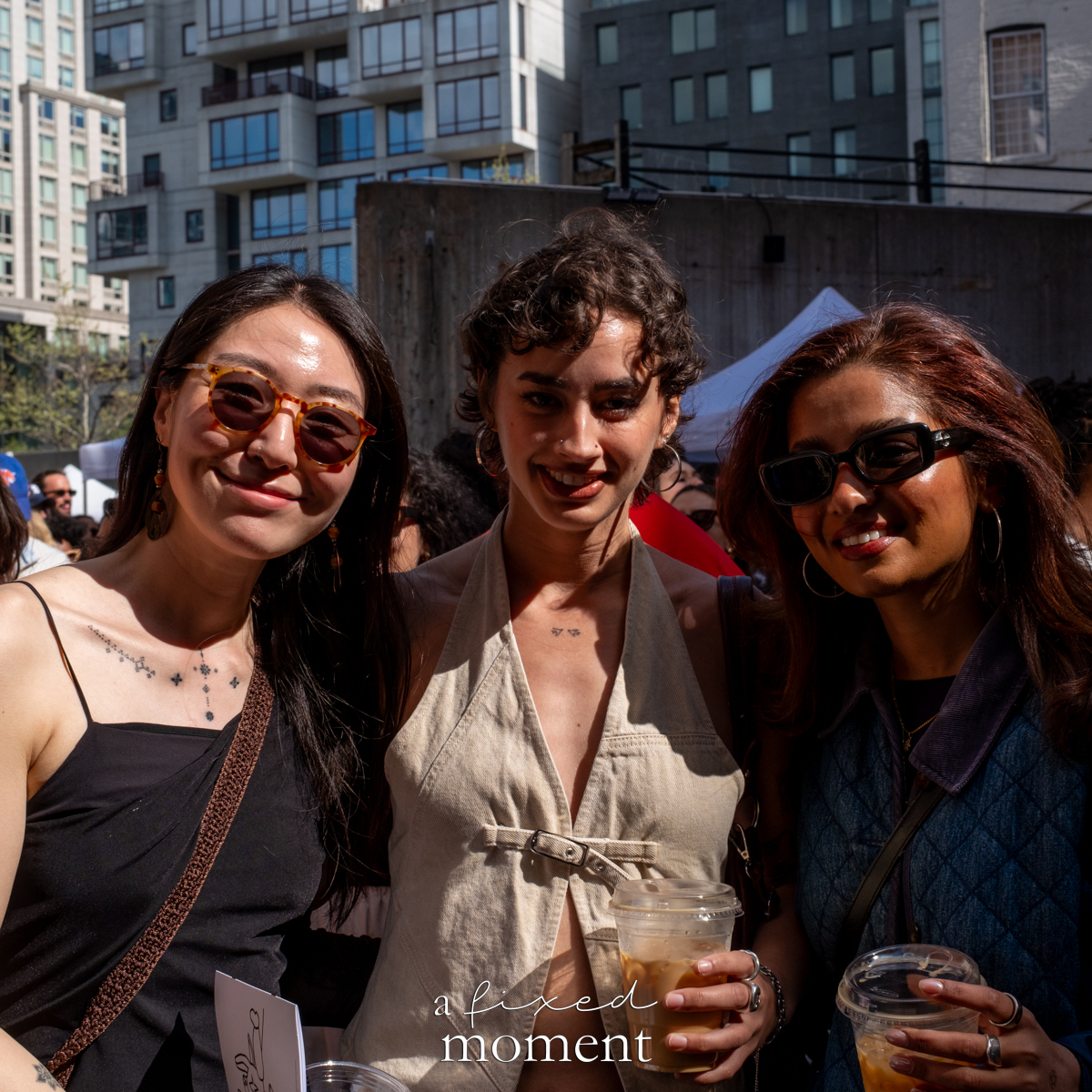 Three attendees portrait