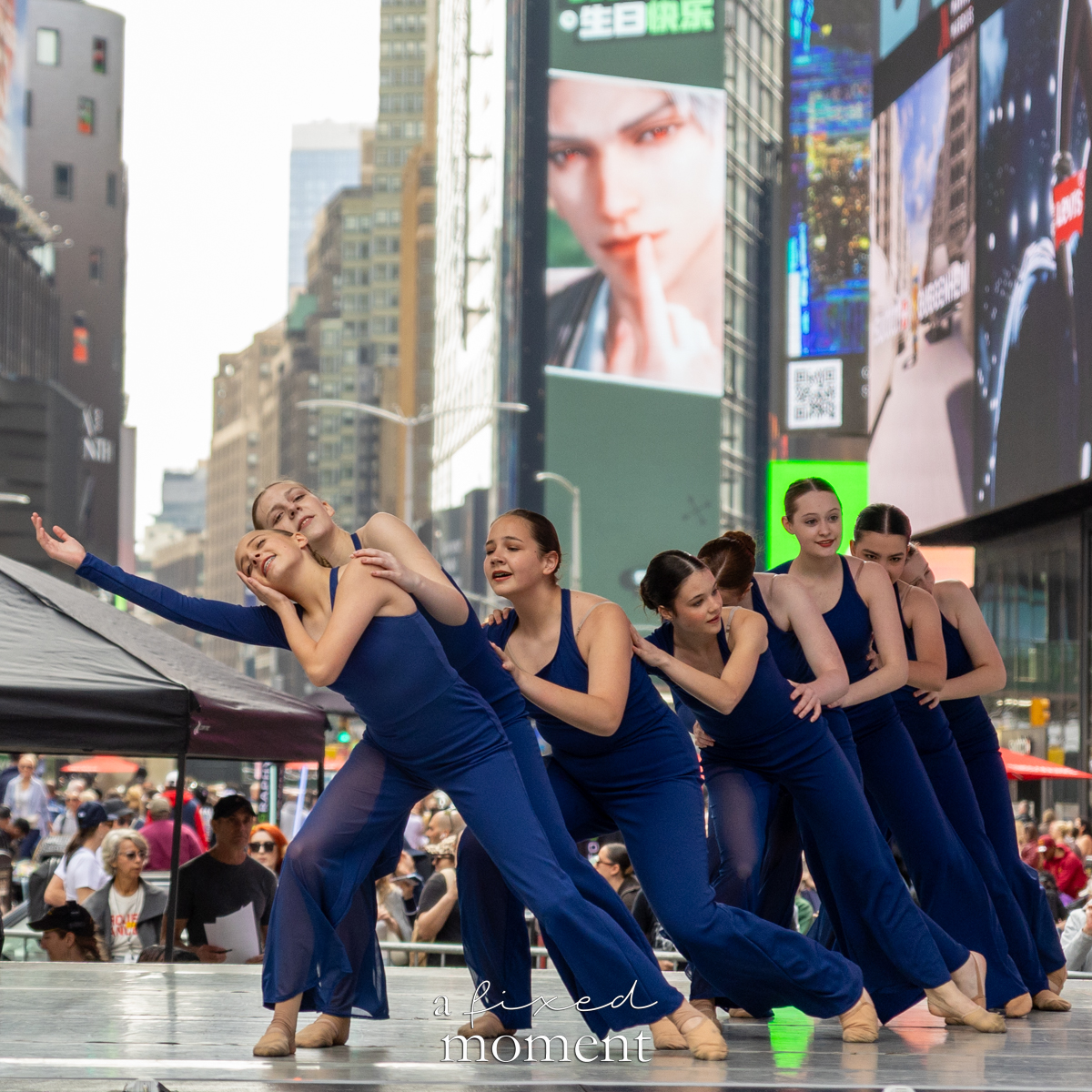 Project Dance blue ensemble chain lean