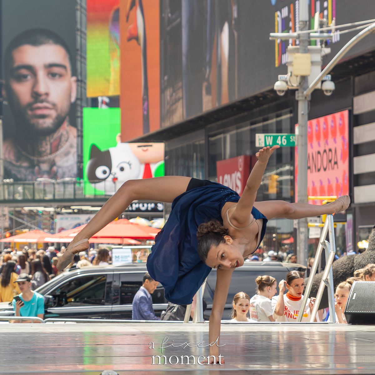 Project Dance dancer one hand balance