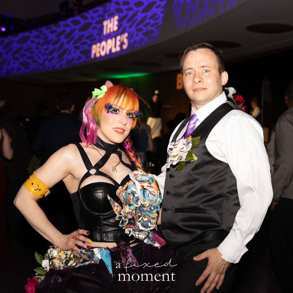 @mandylandnyc in a colorful attendee portrait at Brooklyn's 2026 People's Ball