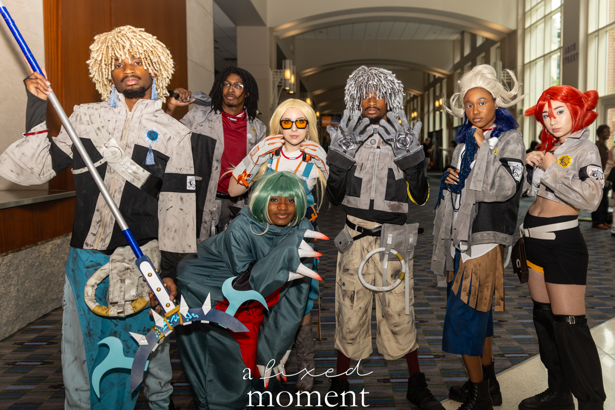 Anime cosplay group by areyalltwinz at Fan Expo Philadelphia 2026