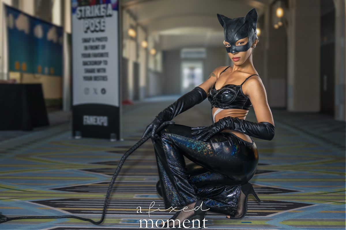 Catwoman-inspired cosplay by nayla_cosplay22 at Fan Expo Philadelphia 2026