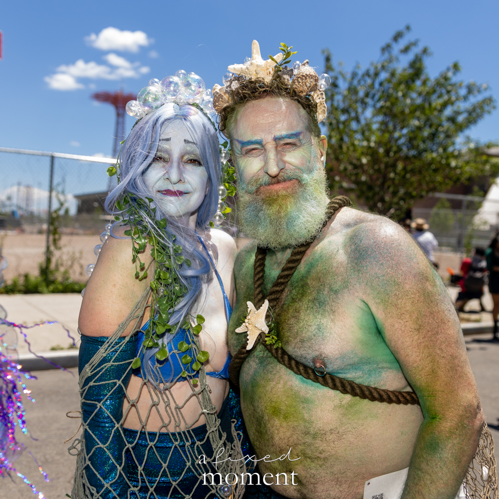 @deborahposner sea-spirit duo at the Mermaid Parade.