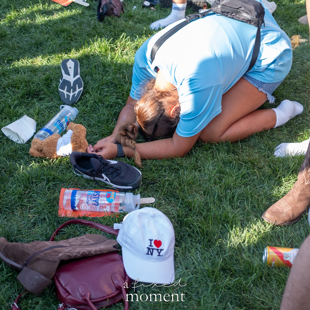Argentina supporter reacting after the World Cup Final loss in Central Park