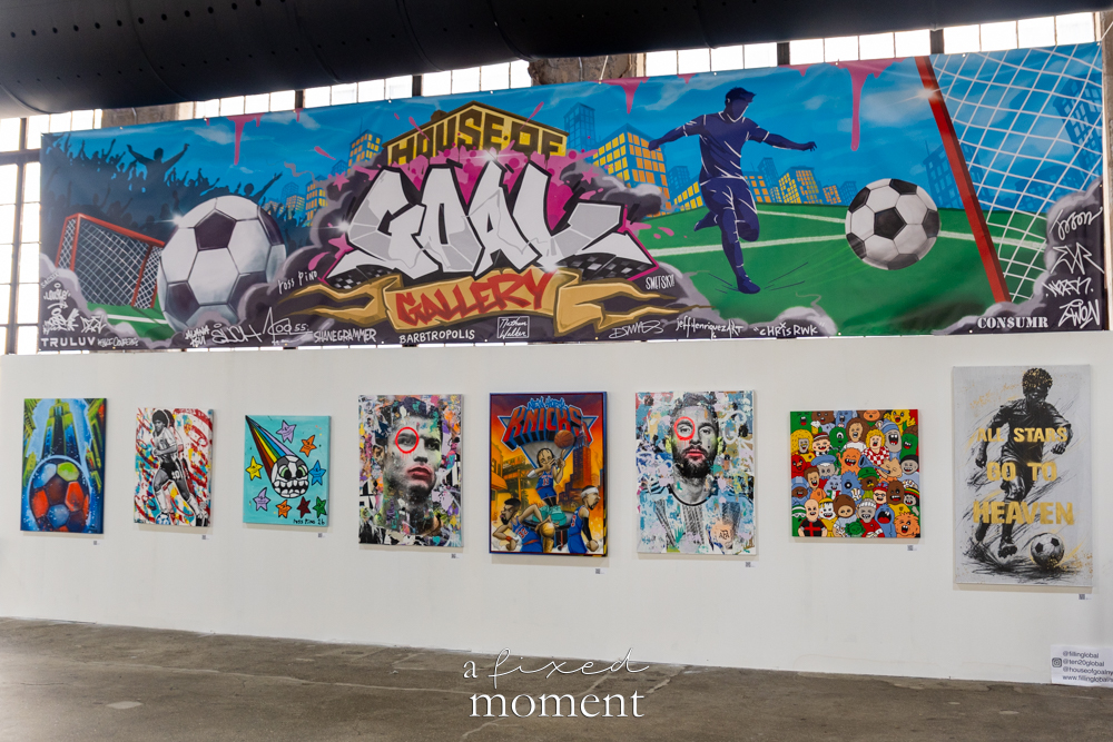 House of GOAL Gallery art wall at Industry City in Brooklyn