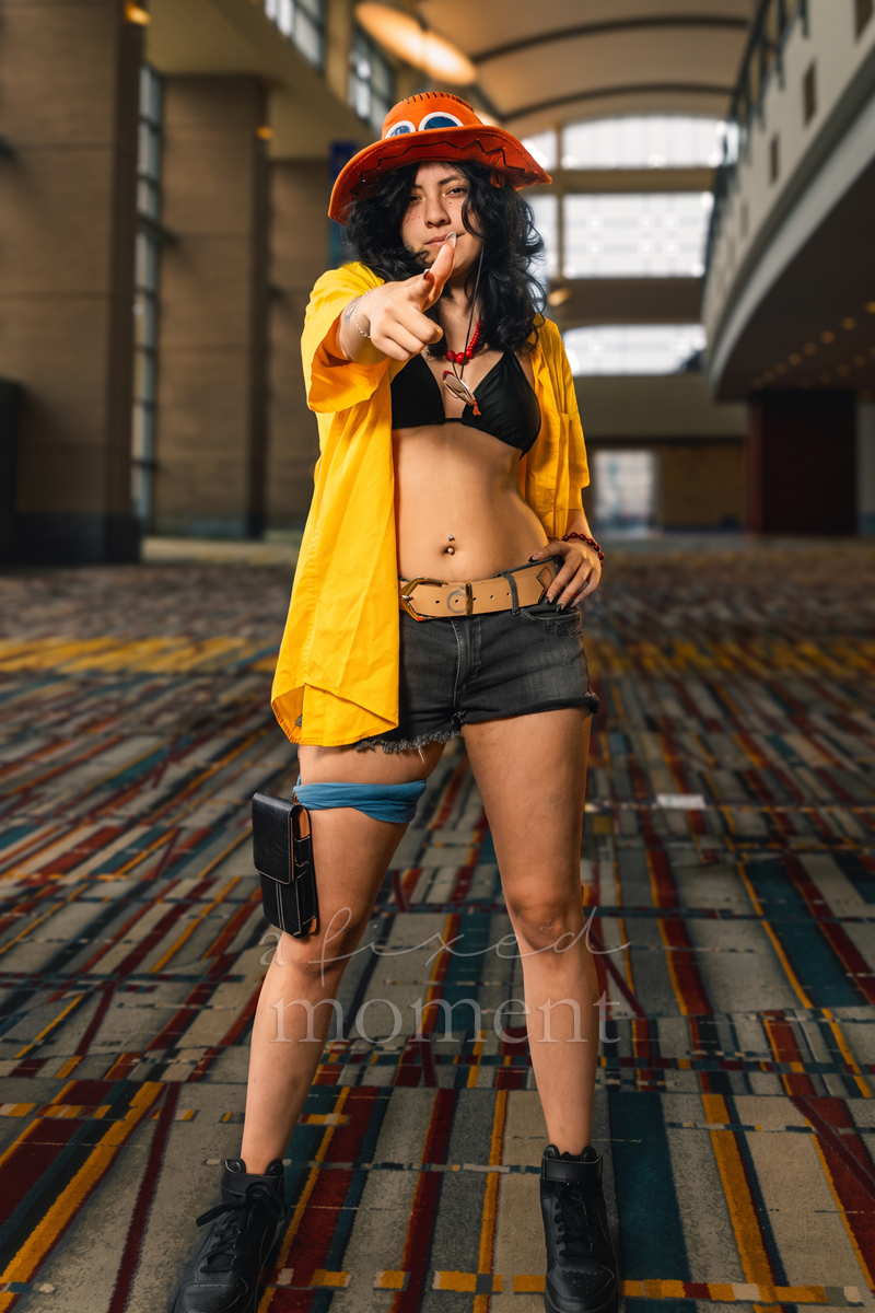 Portgas D. Ace cosplay from One Piece by pokegrlexe at ConnectiCon 2026