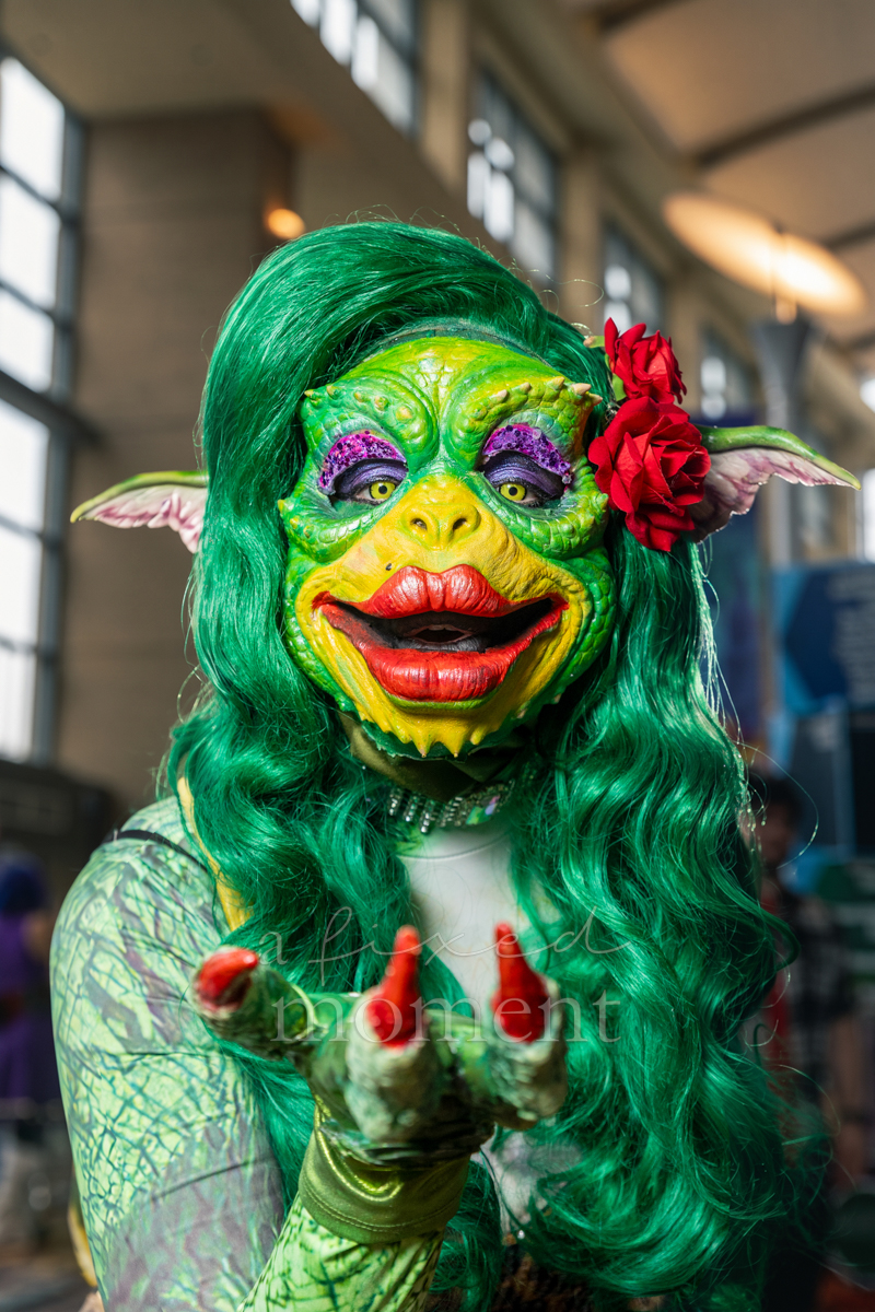 Greta Gremlin cosplay portrait by bombshellbeckie at ConnectiCon 2026