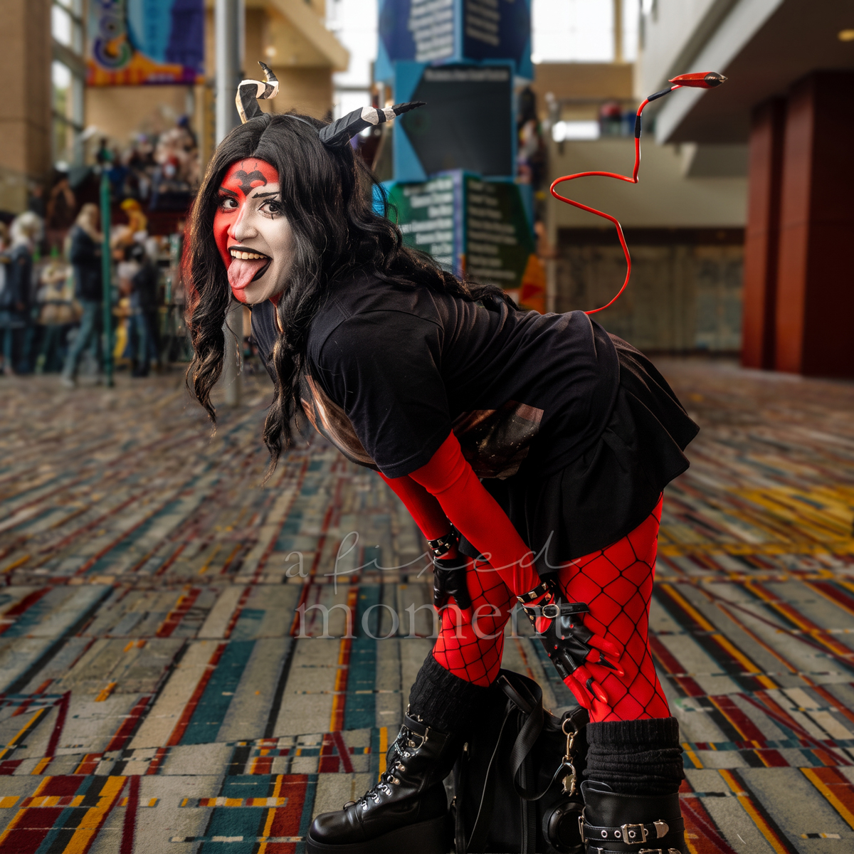 Blitzo Helluva Boss cosplay by shannon baileyyy at ConnectiCon 2026
