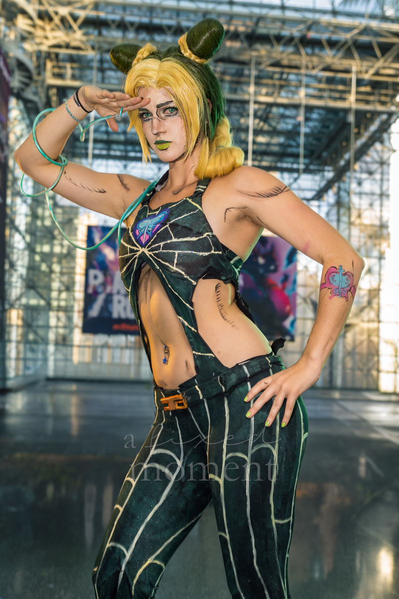 @hannahk.cos as Jolyne Cujoh from JoJo's Bizarre Adventure at Anime NYC 2026 Day Two