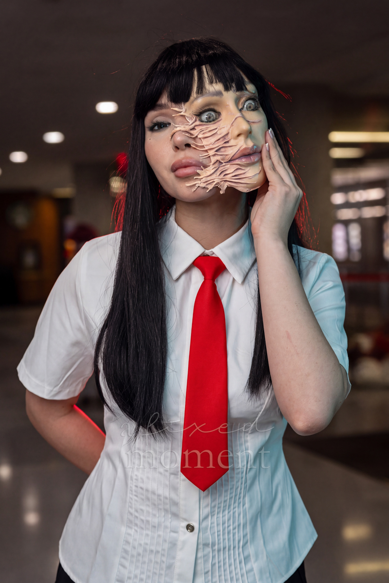 @aleyainplay portrays Tomie Kawakami from Tomie at Anime NYC 2026 Day Two