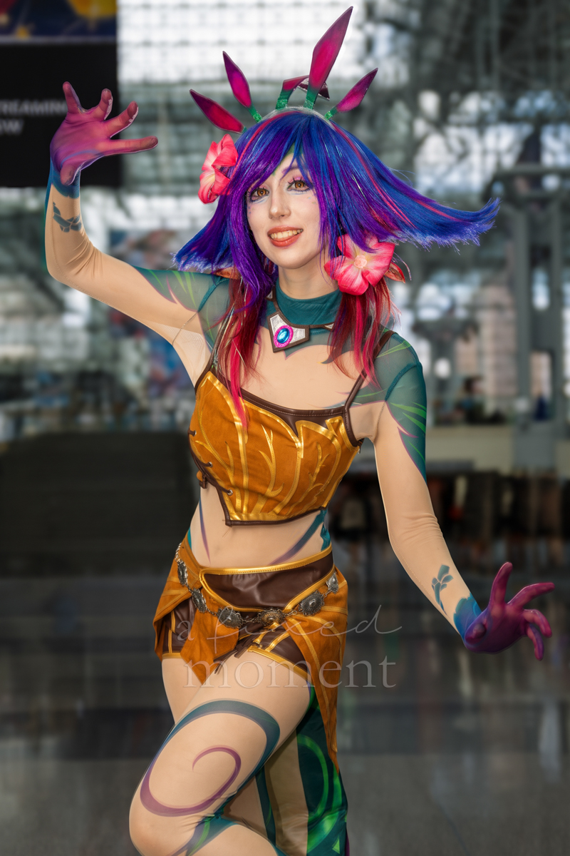 @hiyocoz portrays Neeko from League of Legends at Anime NYC 2026 Day Two