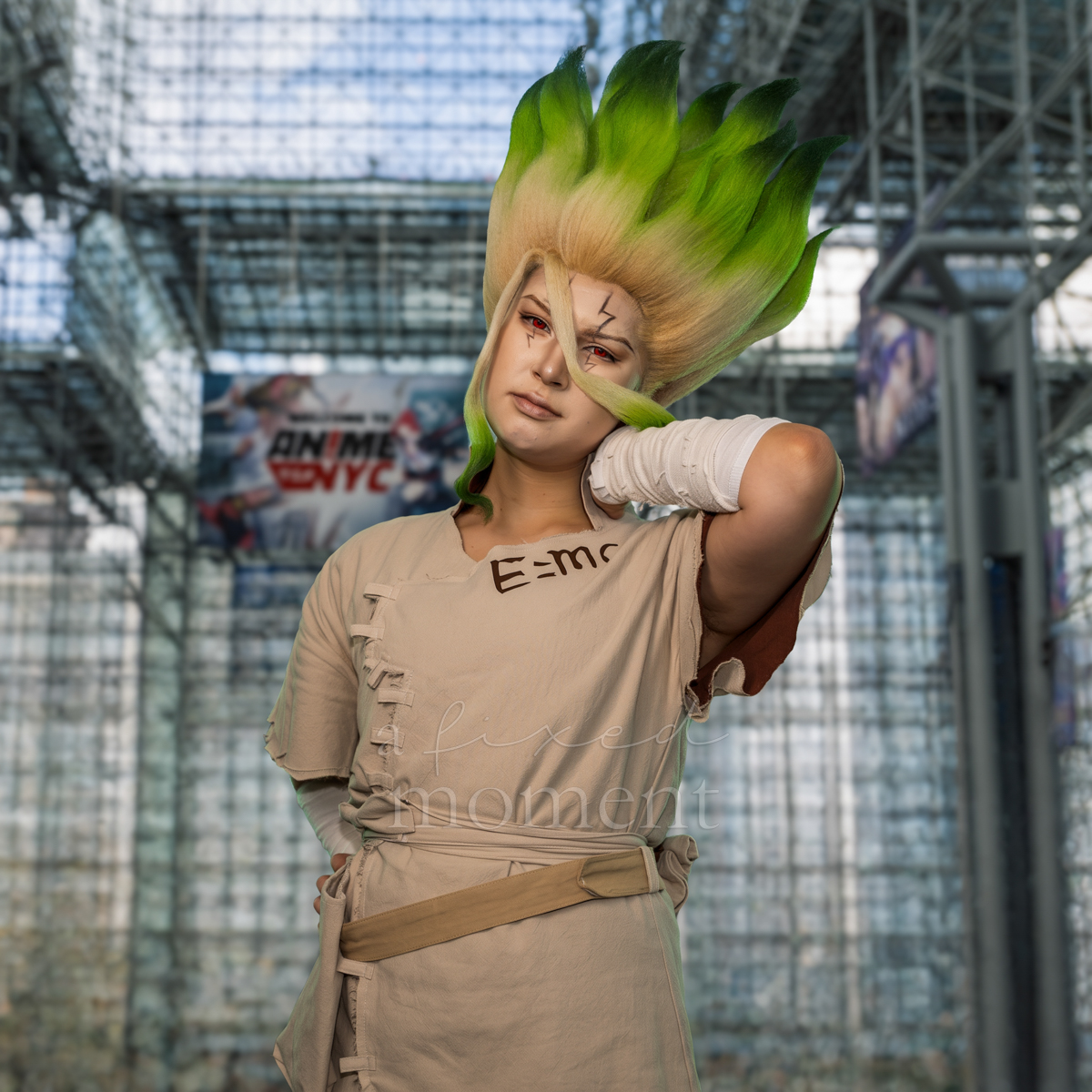 @yueyancosplay as Senku Ishigami from Dr. Stone at Anime NYC 2026 Day Two