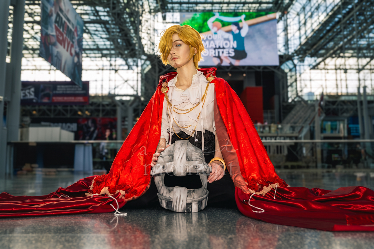 @blair_lessthan3 as Arthur Pendragon from The Seven Deadly Sins at Anime NYC 2026 Day Two