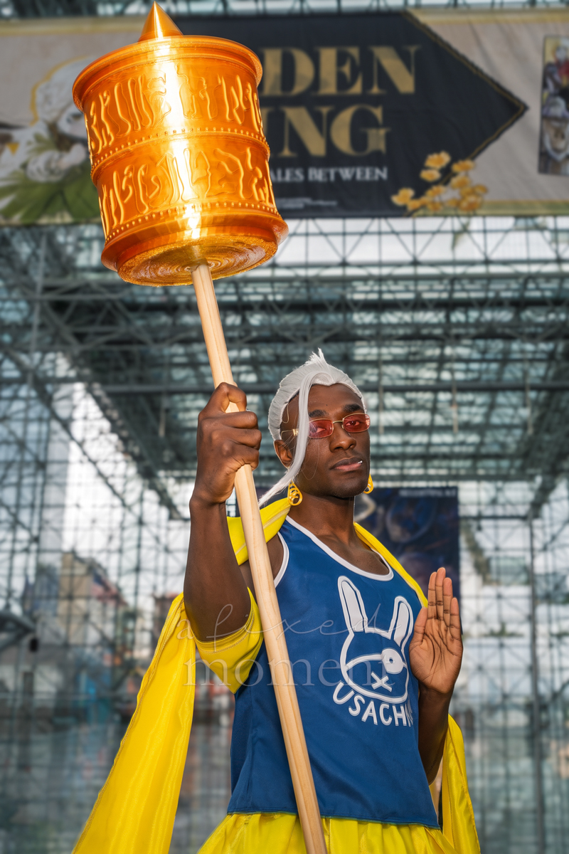 @da.bigu_2 as Buddha from Record of Ragnarok at Anime NYC 2026 Day Two