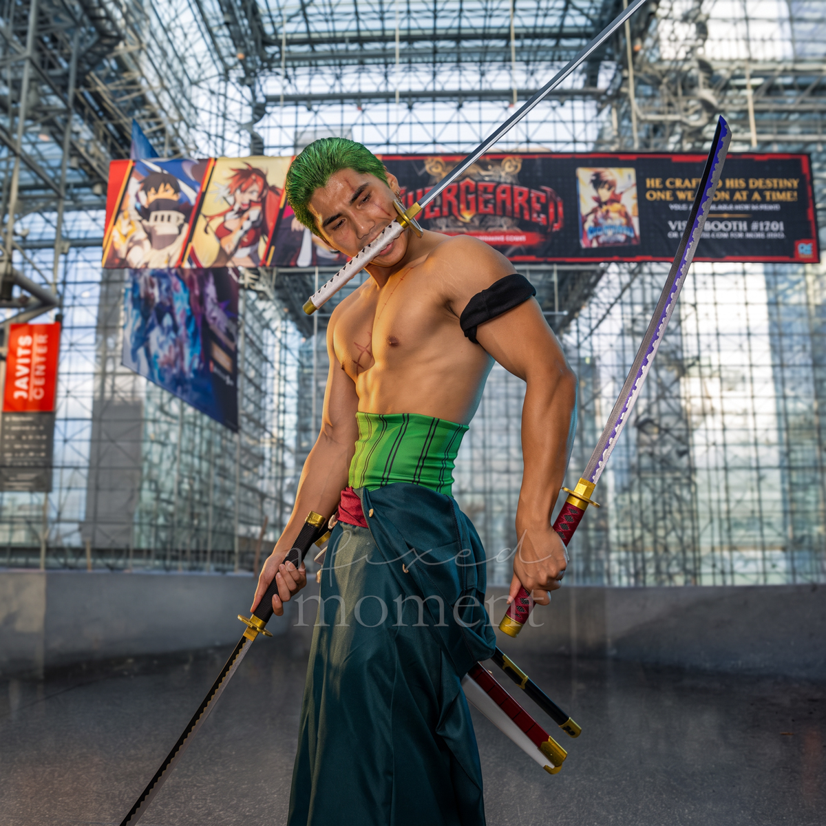 @logansee_ as Roronoa Zoro from One Piece at Anime NYC 2026 Day Two