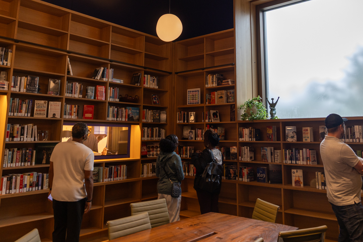 President's Reading Room inside the Chicago Public Library branch at the Obama Presidential Center