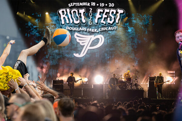 Inside Riot Fest 2026: Music, Crowds and Chaos in Chicago Riot Fest 2026 in Chicago featuring Alkaline Trio crowd surfing, Pixies and Twenty One Pilots performing at Douglass Park