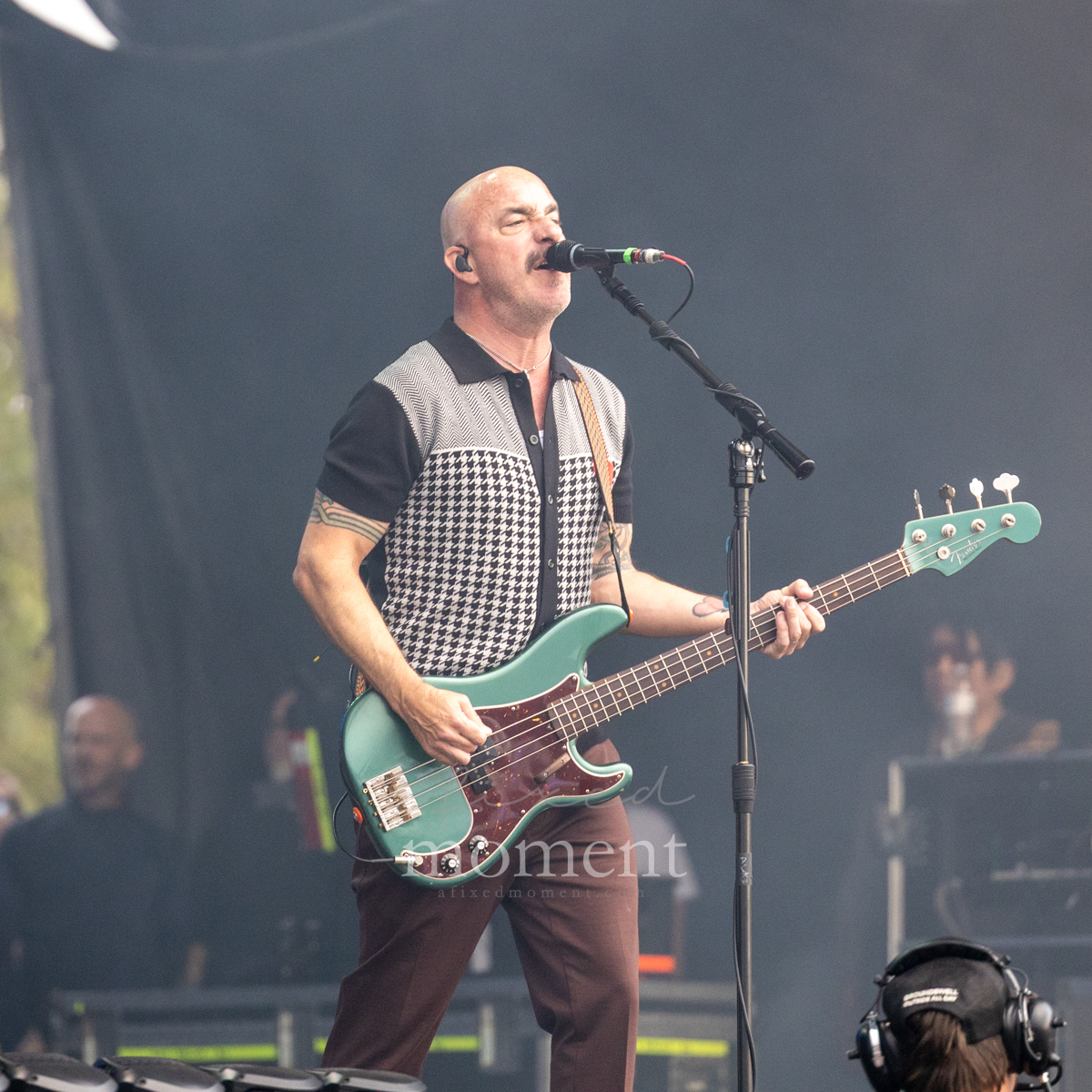 Alkaline Trio performs at Riot Fest 2026 in Douglass Park, Chicago