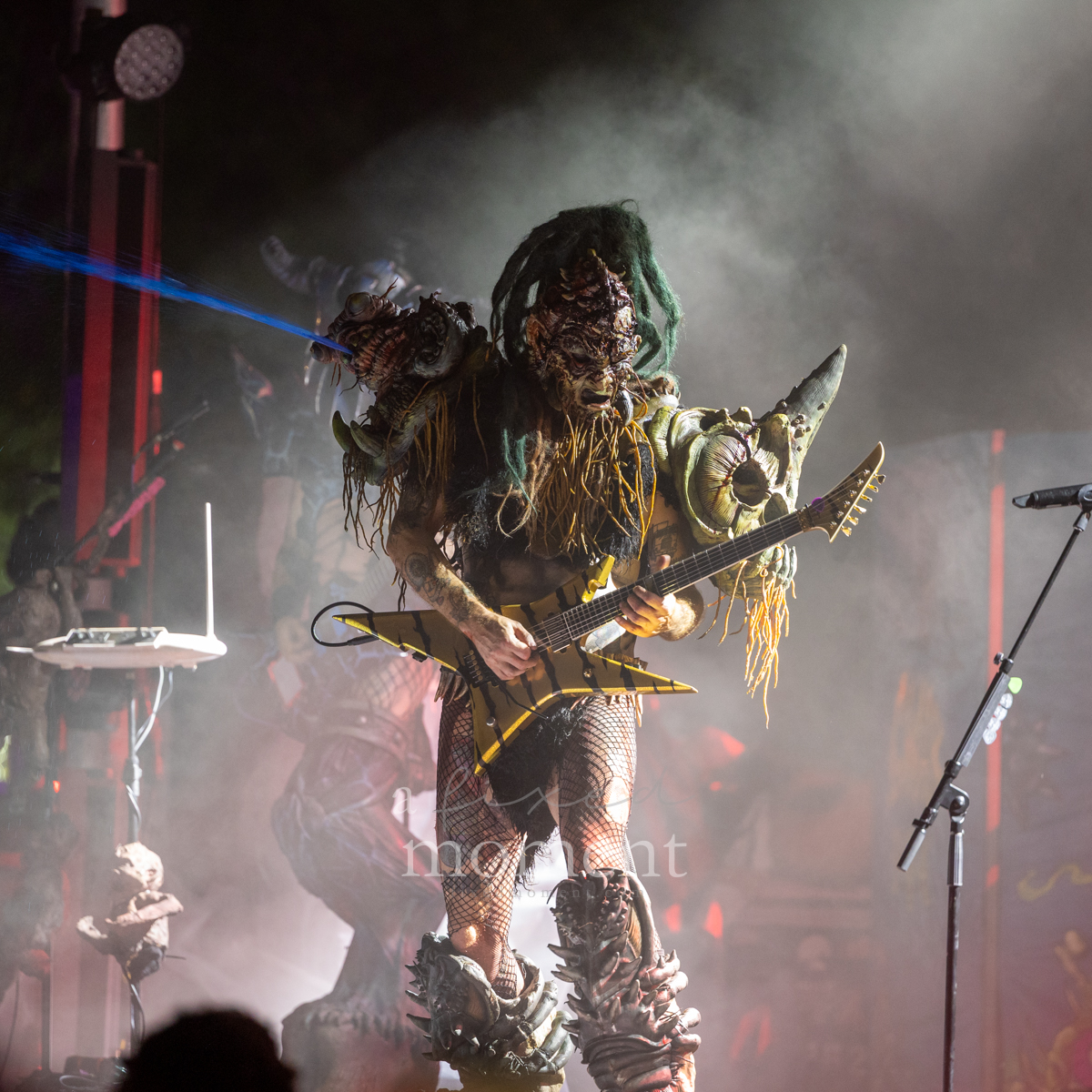 Costumed GWAR guitarist performs at Riot Fest 2026