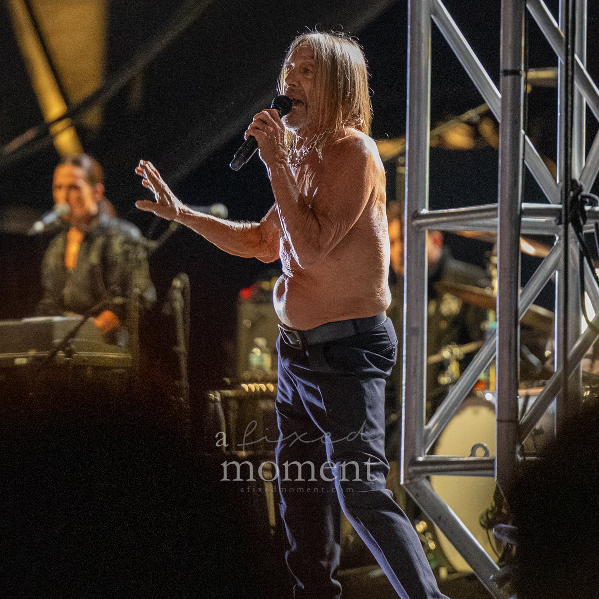 Iggy Pop performs shirtless at Riot Fest 2026