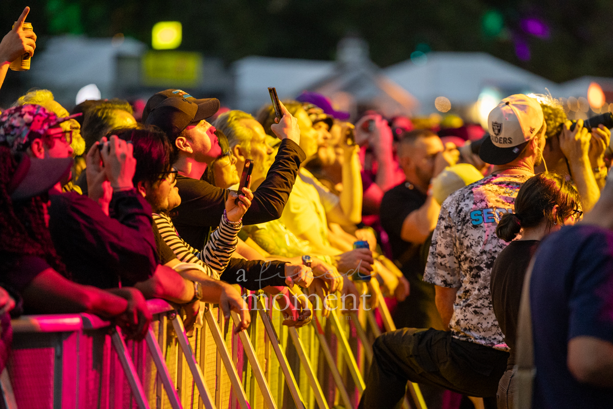 Front-row crowd watches Sex Pistols at Riot Fest
