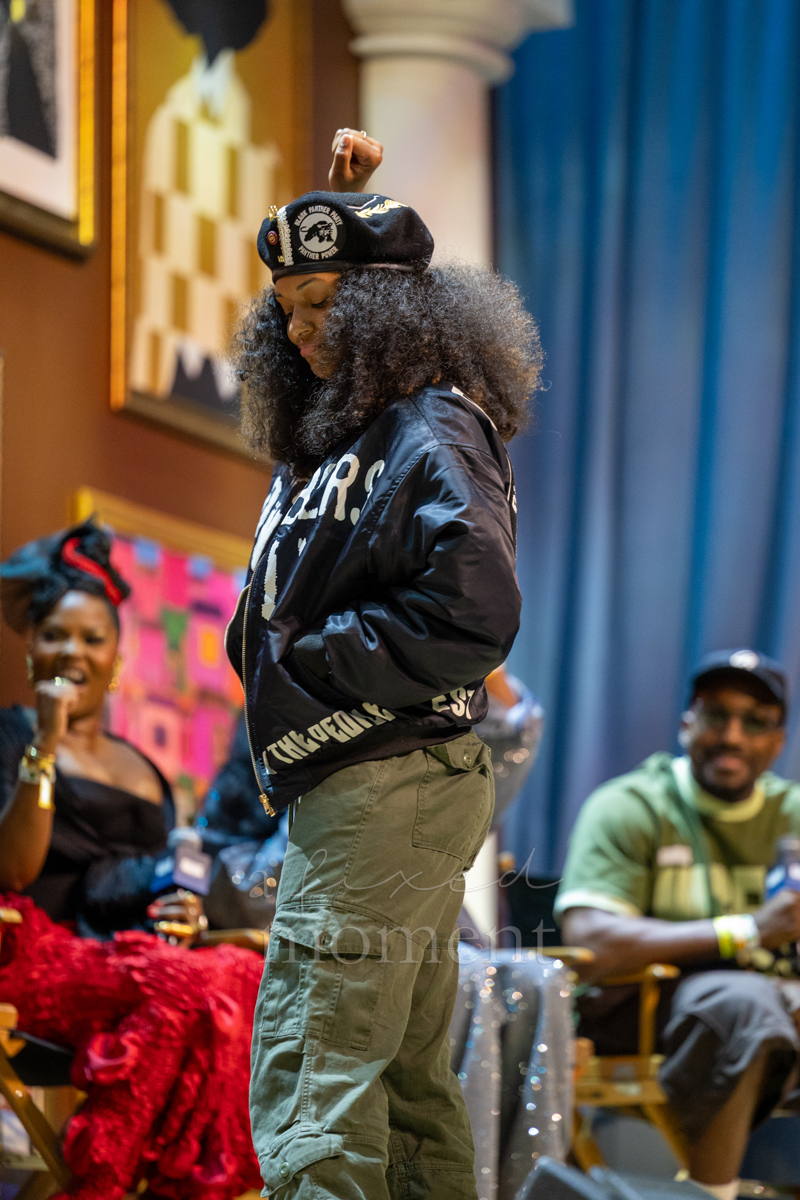 Beret And Graphic Jacket at CultureCon NYC 2026.