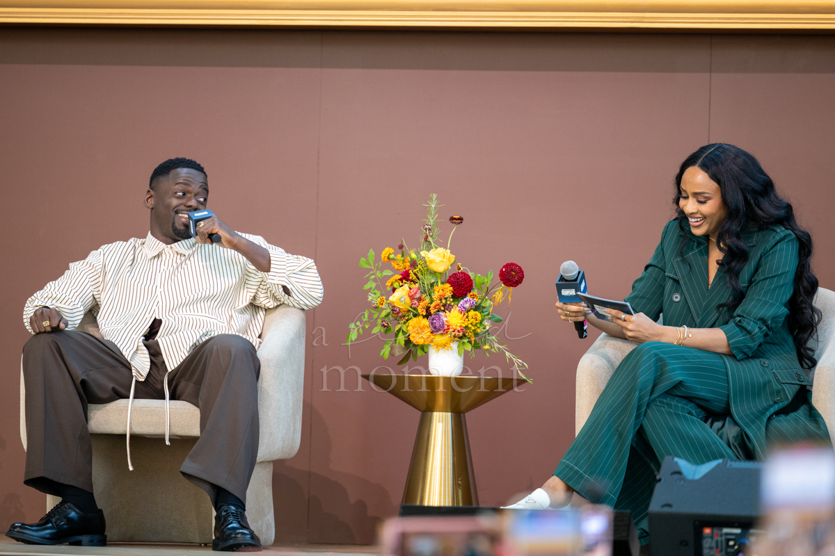 Daniel Kaluuya during his Creative Genius conversation with Imani Ellis