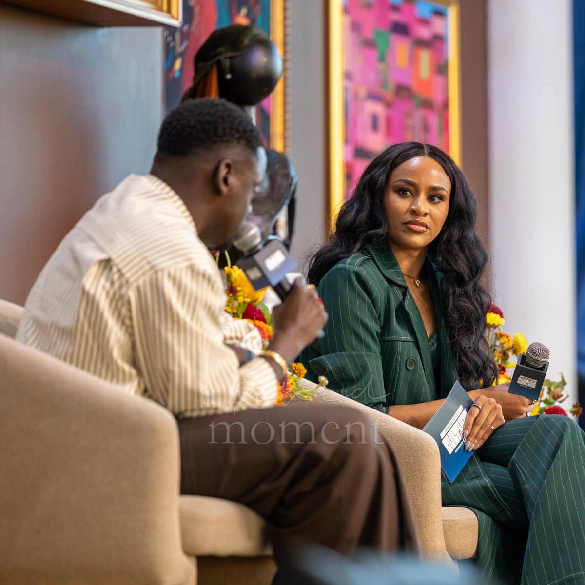Daniel Kaluuya and Imani Ellis on the CultureCon stage