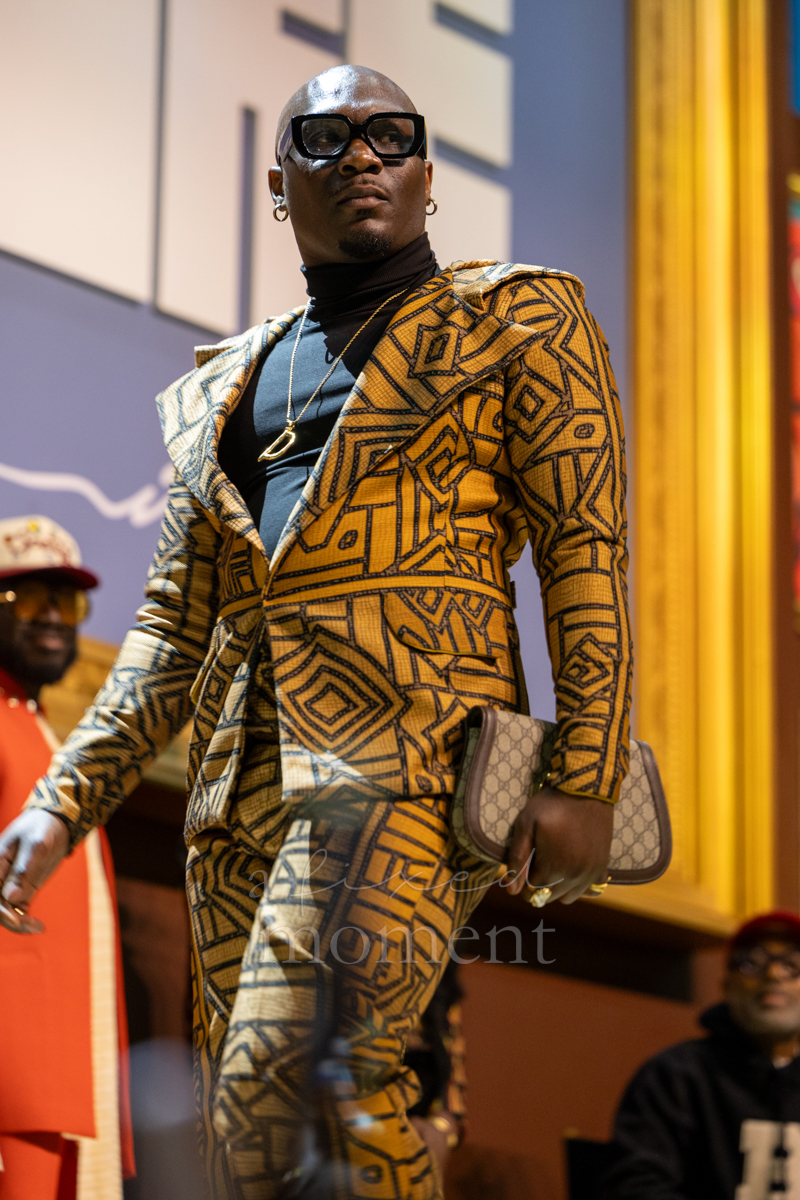 Geometric Suit On The Runway at CultureCon NYC 2026.
