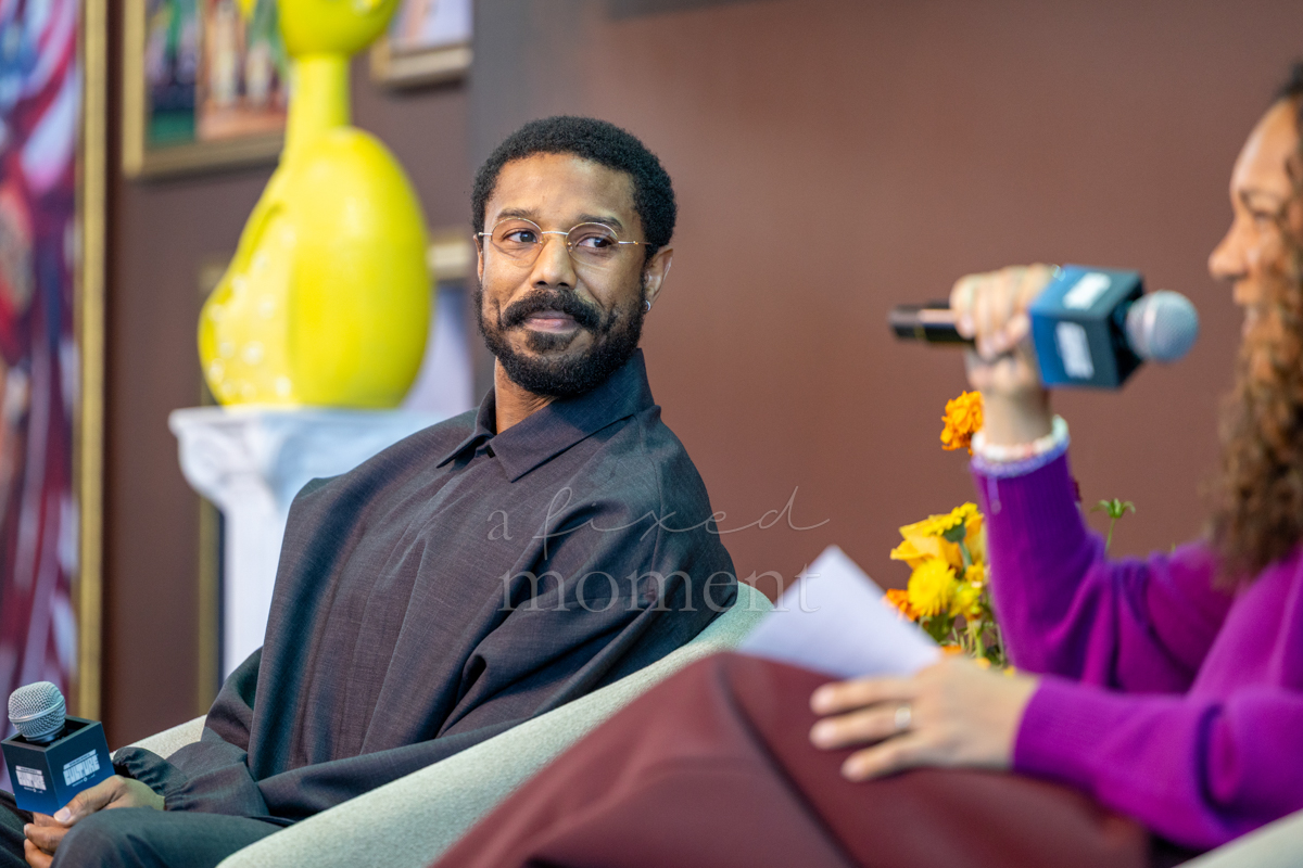 Michael B. Jordan during his CultureCon appearance