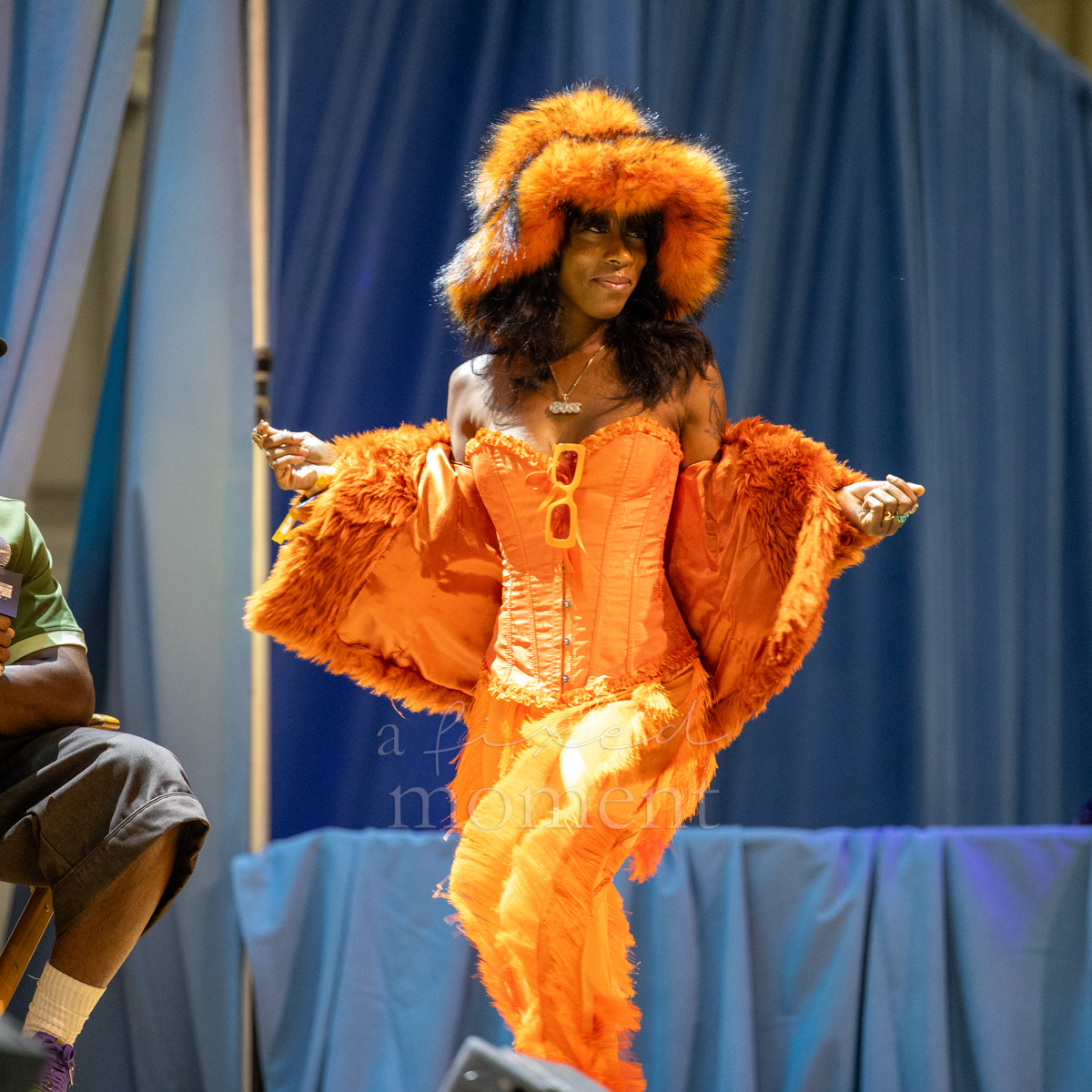 Orange Fur Textured Look at CultureCon NYC 2026.
