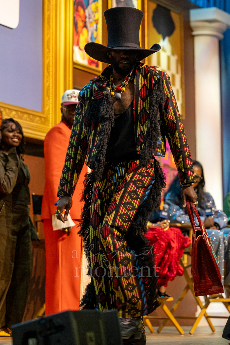 Patterned Ensemble At The Fashion Show at CultureCon NYC 2026.