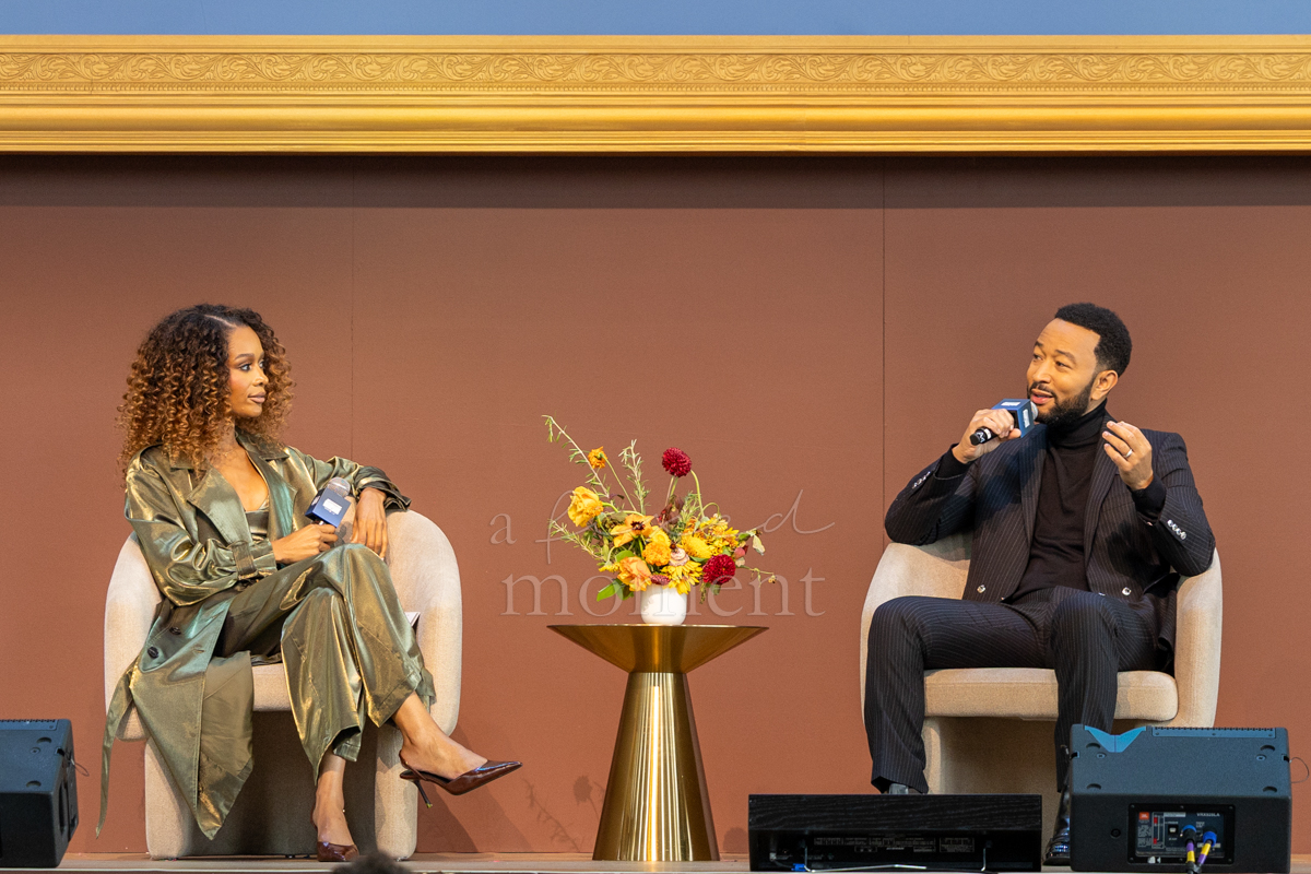 John Legend on the CultureCon stage in Brooklyn