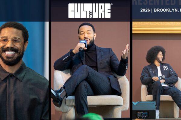 Michael B. Jordan, John Legend and Colin Kaepernick at CultureCon NYC 2026 in Brooklyn